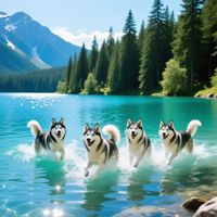 Electric Dogs at Moosehead Lake 2 by WooFDriver 2026