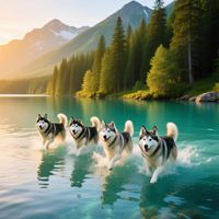 Electric Dogs at Moosehead Lake 5 by WooFDriver 2026