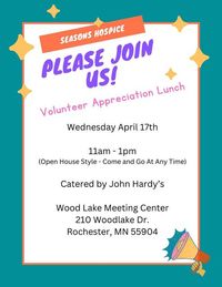 Seasons Hospice Volunteer Appreciation Lunch