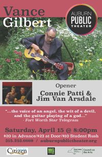 Connie Patti & Jim Van Arsdale Opening for Vance Gilbert