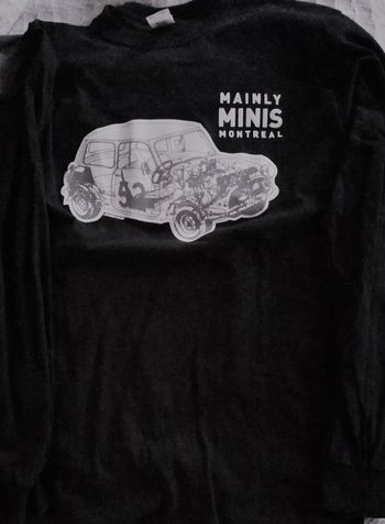 Long sleeved black in Small Medium or Large

