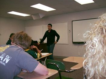 Aaron Minick did a workshop on producing and what all goes into making a project.
