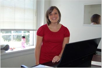 Kelly Northam is carrying on her Dad's job of teaching voice since he has accepted a job pastoring in Houston, TX. He taught me for three years.

