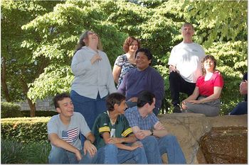 Come on Tracey! Quit laughing!
