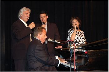 Mike Allen, Johnny Minick, Aaron Minick, and Allison Durham Speer did a concert for us one night.
