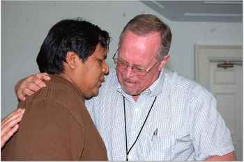 Wes and Pastor Bud Rogers
