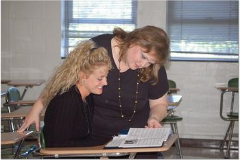 We had a substitute teacher one day and her name was Tracey too! We just couldn't get away from her.
