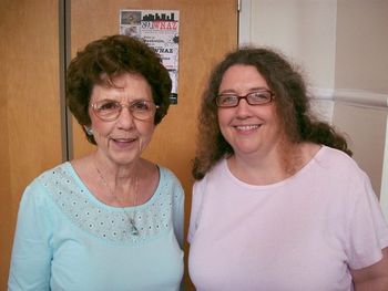 Put these two ladies together and you have all the music knowledge that there is.
