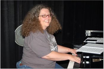 Tracey Phillips has been the school's piano player since day one.
