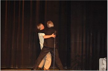 During the faculty concert, Stephen Speer and Mike Allen broke into a dance across the back of the stage...
