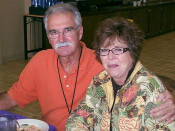 Tinker and Kay at the faculty table.
