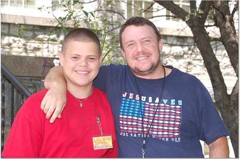 These are two great guys, father and son, Austin and Kenny O'Neal.
