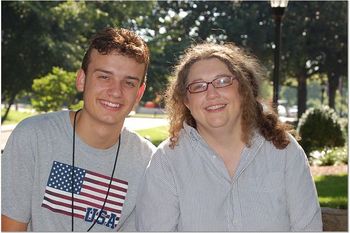 Rylan Kozinski and Miss Tracey.
