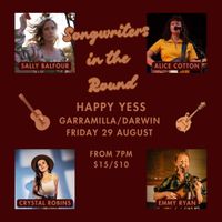 Songwriters in the Round: Crystal Robins, Sally Balfour, Emmy Ryan, Alice Cotton