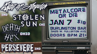 PERSEVERE / Eyes Of Anguish / Stolen Sun / Death Hex 