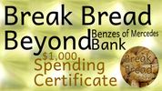 10.Break Bread Beyond Benzes of Mercedes Bank _ $1,000 Spending Certificates