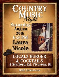 Laura Nicole at Localz Burger & Cocktails