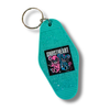 RETRO GLITTER KEYCHAIN