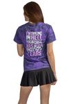 "ANGEL TEARS" ESSENTIAL T-SHIRT (TIE DYE PURPLE)