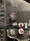 “CHAOS COLLECTION” GHOST HEART PINS
