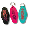RETRO GLITTER KEYCHAIN