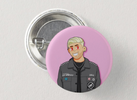 “CHAOS COLLECTION” GHOST HEART PINS