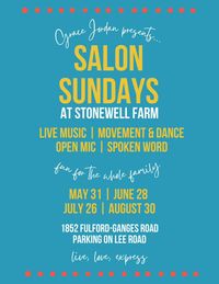 Salon Sundays at Stonewell Farm