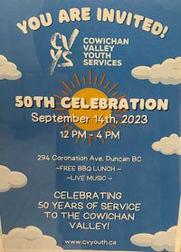 Cowichan Valley Youth Services 50th Celebration