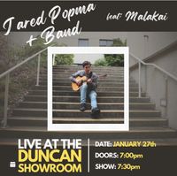 Jared Popma and Band with special guest Malakai