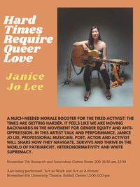 Artist Talk: Hard Times Require Queer Love