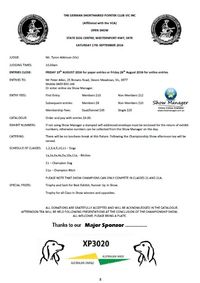 GSPCV Open Show