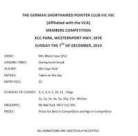 GSP Club Vic Members Competition 2014