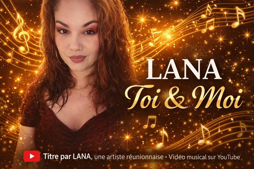 LANA - Toi & Moi .  Vidéo musical sur Youtube   LANA - Toi & Moi / Titre qui sera aussi disponible sur la chaîne VEVO De LANA (Cynthia Boyer)  Lana, la voix de La Réunion LANA est une artiste