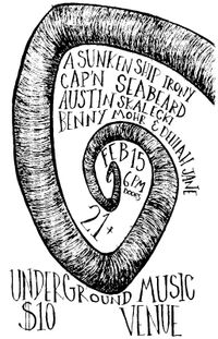 A Sunken Ship Irony, Cap'n Seabeard, Austin Skalecki, Ben & Delilah