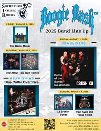 Boogie Bash™ 2025 Rock Creek BC featuring Blue Collar Overdrive