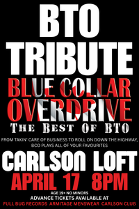 Blue Collar Overdrive Live at the Carlson Loft in Powell River BC