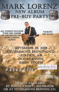 Mark Lorenz CD Pre-Buy Party