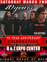 10 Year Anniversary with 10 years with Special Guests VIA & Dead Amsterdam