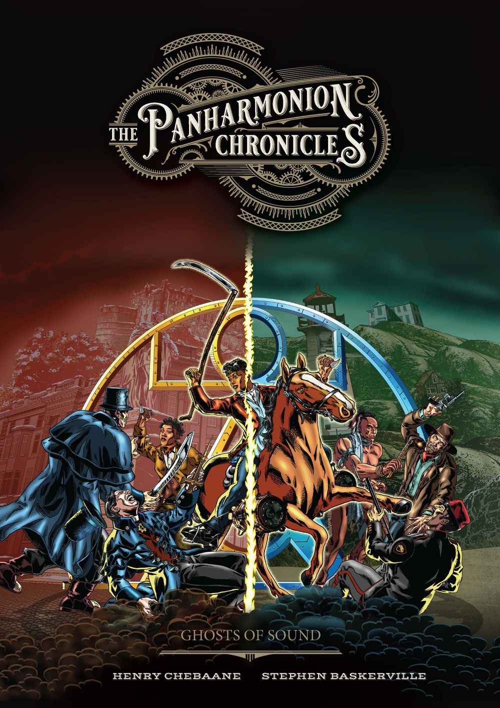 Book cover for Ghosts of Sound vol.2 of The Panharmonion Chronicles by Henry Chebaane