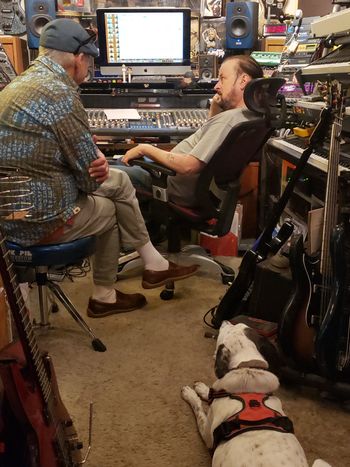 Bones and Knives Studio - Listening to a Mix
