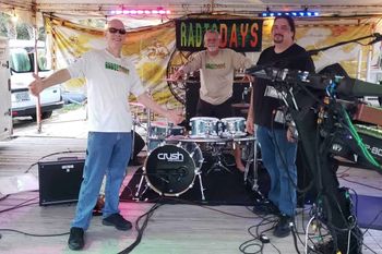 With Radio Days band
