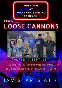 Open Jam at Polyanna Brewing Company - Loose Cannons and Mami Zaddy
