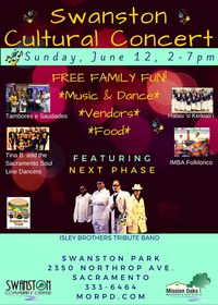 Swanston Cultural Concert in the Park featuring NEXT PHASE~Isley Brothers Tribute (Band)