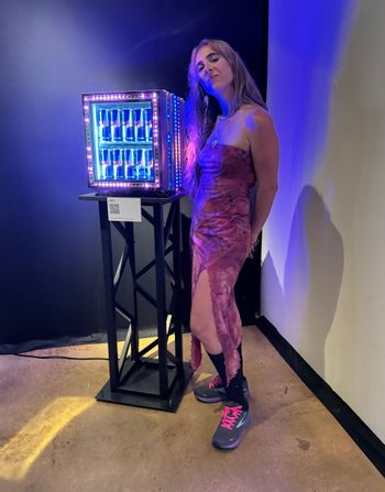 LUMICUBE premiered at Rubell Museum Art Basel 2025, then displayed at IGNITE Festival 2026. Commissioned and chosen via Mad Arts Museum/Red Bull 2025 open call.
