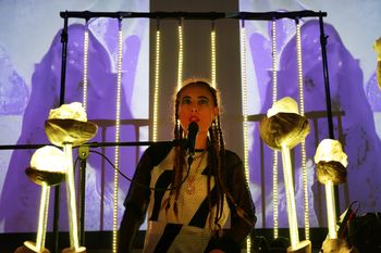Locust Projects, 2025 presentation of Interdisciplinary immersive light-sound installation.
