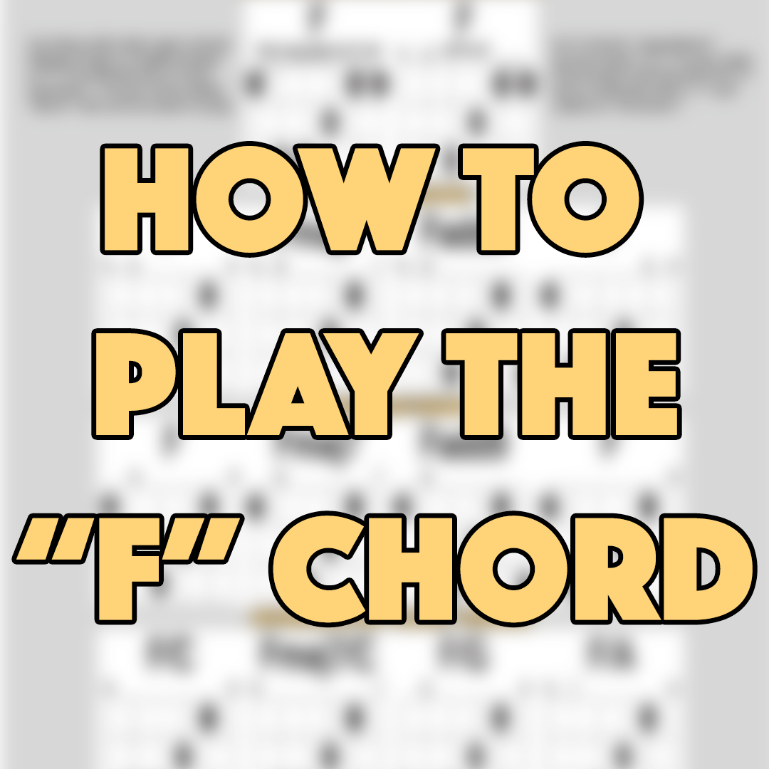 How To Play the "F" Chord (Simplified)