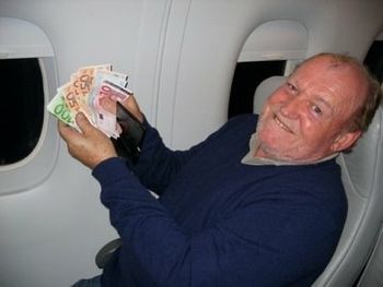 Playing stew on our plane
