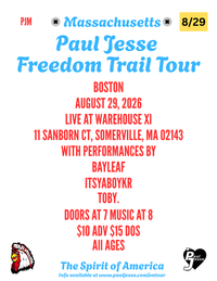 Paul Jesse : Freedom Trail Tour