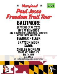 Paul Jesse : Freedom Trail Tour