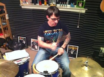Double Bass Demon Chris workin' it out!
